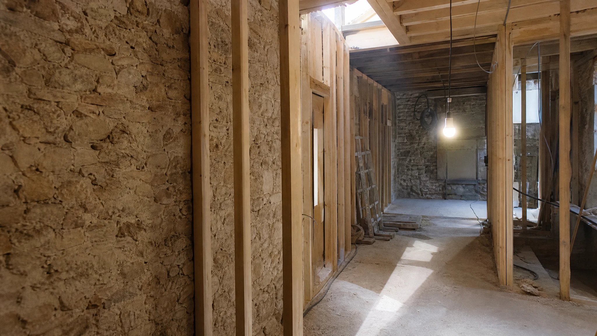 Chantier de rénovation globale d'une maison en Gironde suivi par MARTI-amo